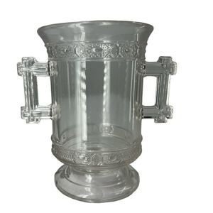 Victorian Glass Spooner No 200 Eapg Doyle Antique glassware container 1880's